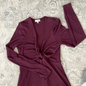 Wilfred burgundy dress
